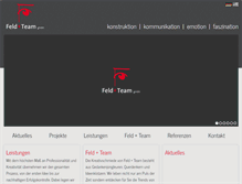 Tablet Screenshot of feldundteam.com